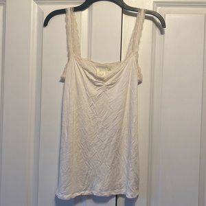 Anthro E by Eloise White Lace Camisole